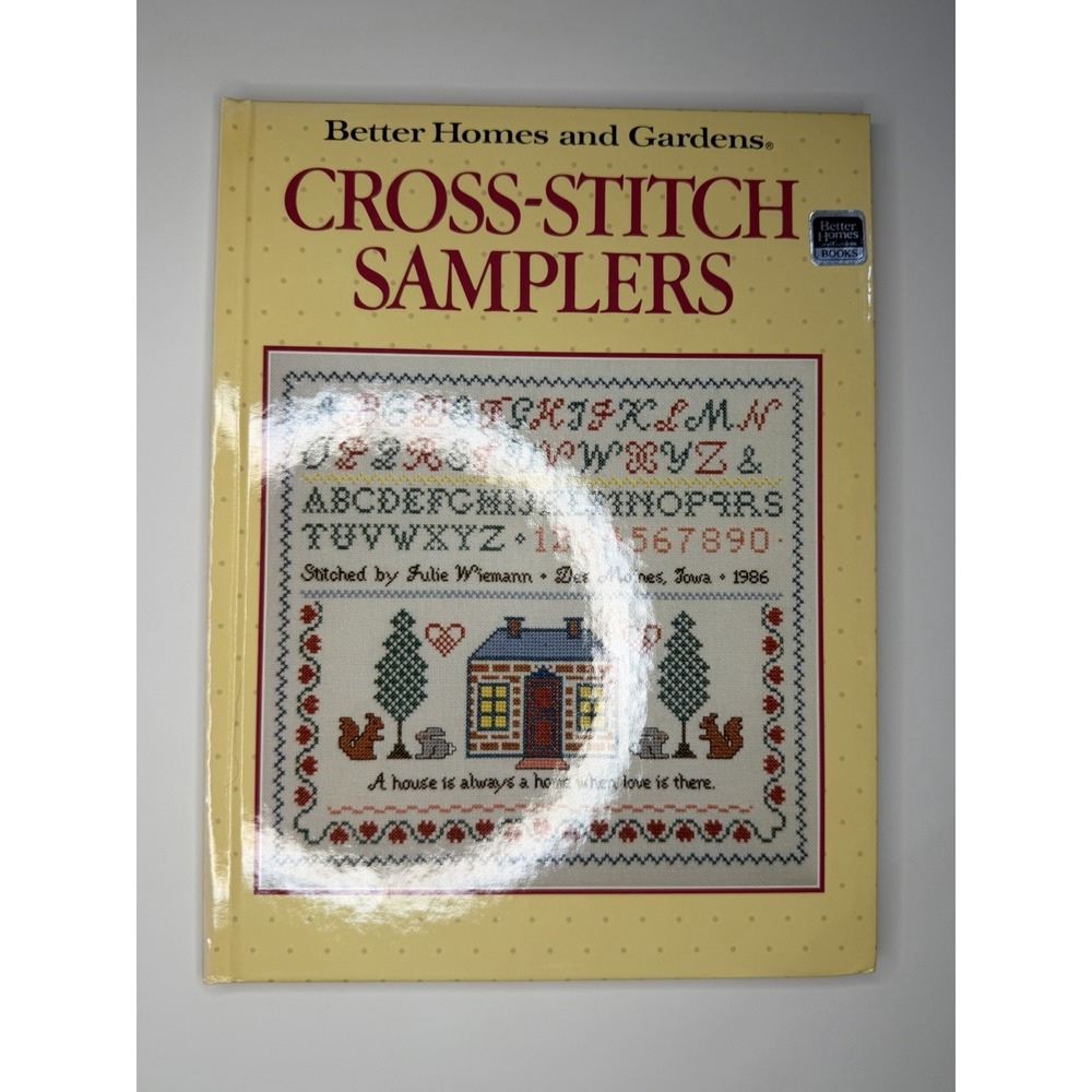 Better Homes and Gardens, Sampler Pattern Booklet Cross-Stitch Samplers 1986